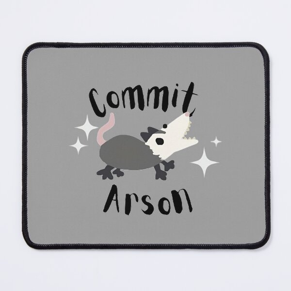 Item preview, Commit Arson Opossum designed and sold by doodledont.