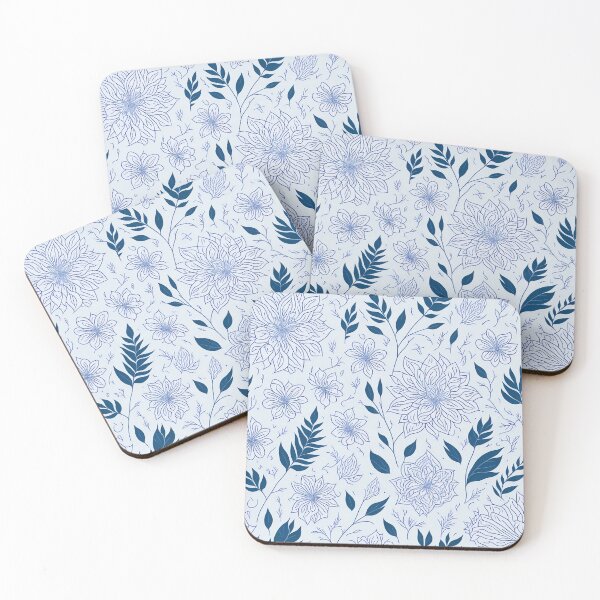 Item preview, Elegant Blue Floral designed and sold by Anthony Perez.