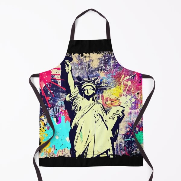 Item preview, Statue of Liberty Graffiti Vintage Pop Art designed and sold by donpakundo19.