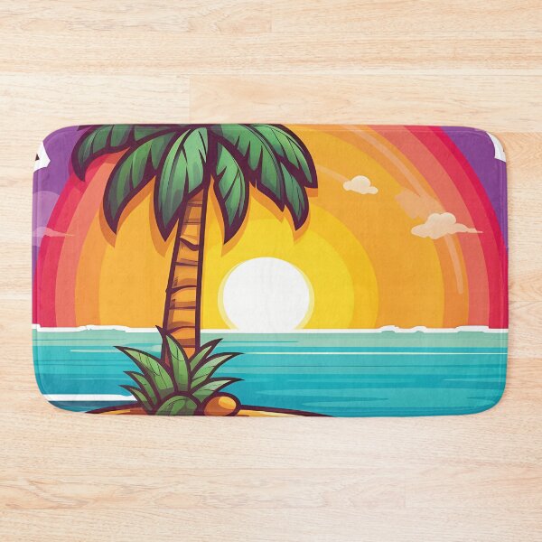 Item preview, Sunset Paradise in Kawaii Style | Cheerful and Colorful designed and sold by PopPopGfx.