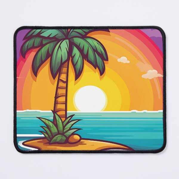 Item preview, Sunset Paradise in Kawaii Style | Cheerful and Colorful designed and sold by PopPopGfx.