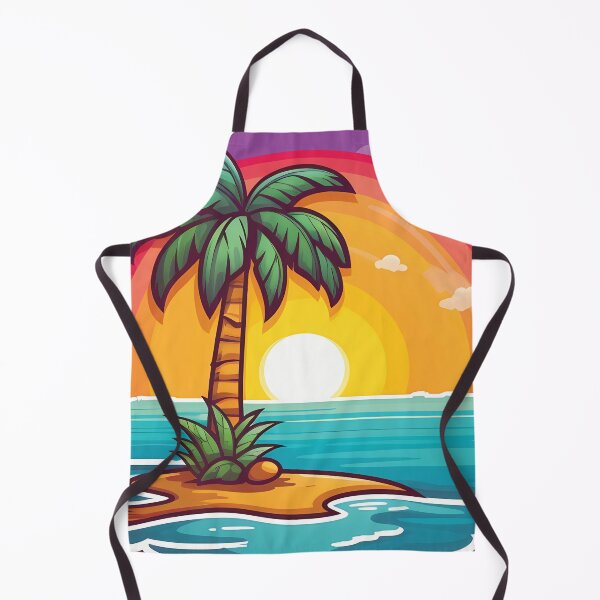 Item preview, Sunset Paradise in Kawaii Style | Cheerful and Colorful designed and sold by PopPopGfx.