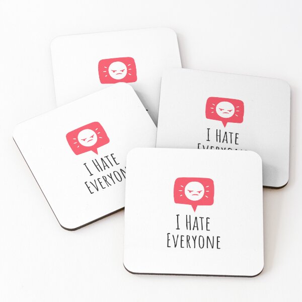 Item preview, I hate everyone designed and sold by FunEyeDesign.