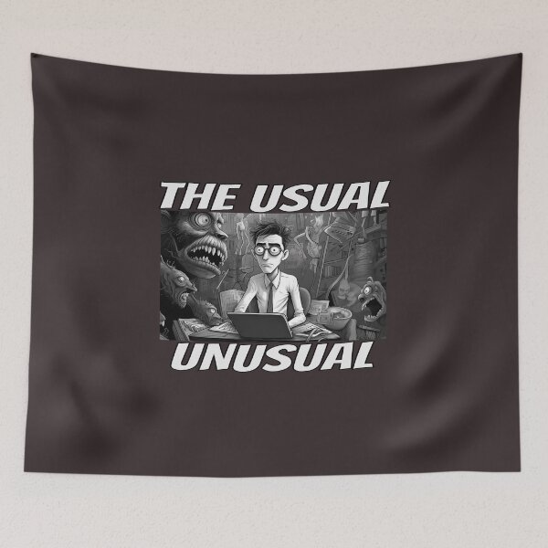Item preview, The Usual Unusual designed and sold by lunarhalomedia.