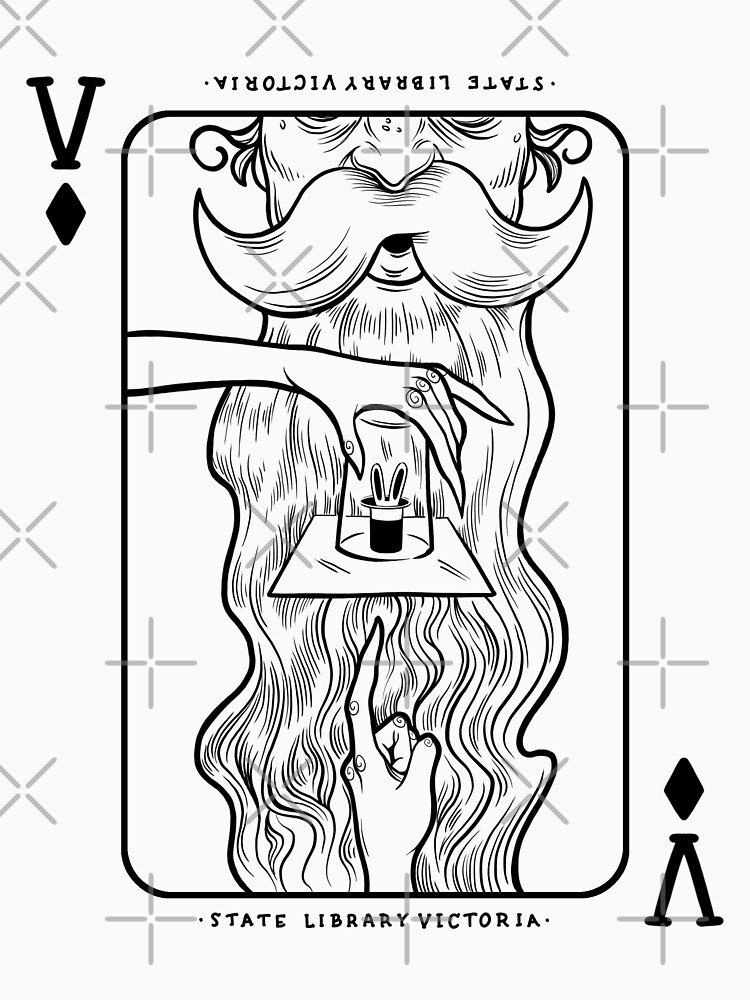State Library Victoria Magic Playing Card by nykiway