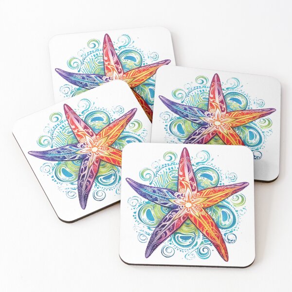 Item preview, Hawaiian Abstract Starfish  designed and sold by ramblingsaloha.