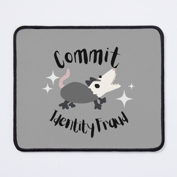 Item preview, Commit Identity Fraud Opossum designed and sold by doodledont.