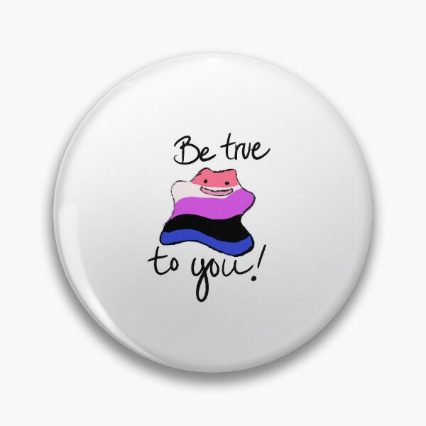 Item preview, Be true to you! (Gender Queer Flag.) designed and sold by RottenSpook.