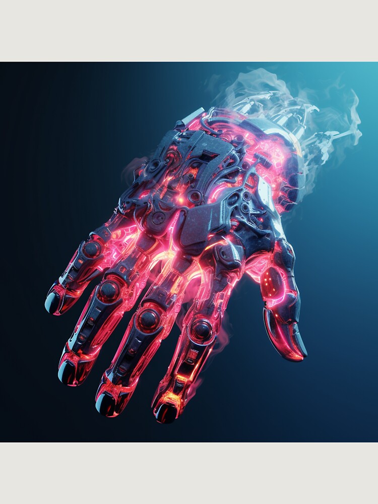 Thumbnail 6 von 6, Premium Oversized Pullover, latest artwork on cybernetic steel chrome plated neon concrete designt und verkauft von Davidnh8.