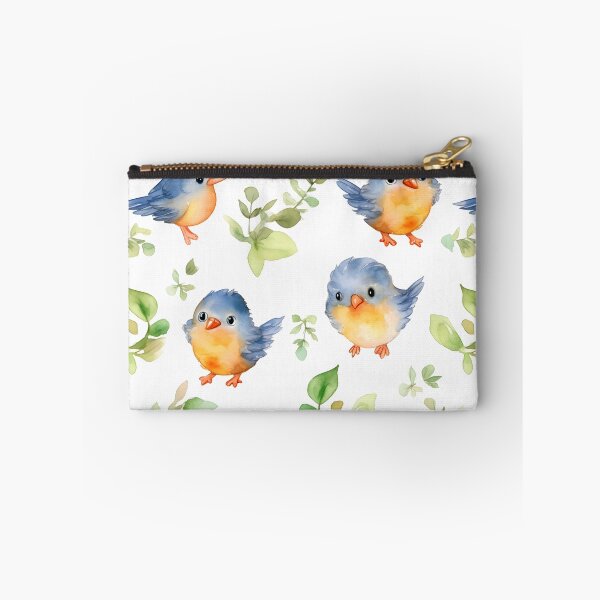 Item preview, Charming Bird: A Watercolor Seamless Pattern designed and sold by EnchantedPixel3.