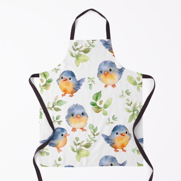 Item preview, Charming Bird: A Watercolor Seamless Pattern designed and sold by EnchantedPixel3.