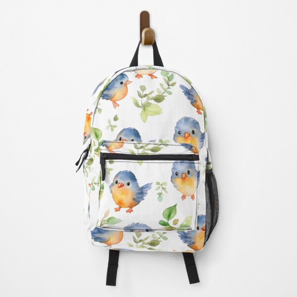 Item preview, Charming Bird: A Watercolor Seamless Pattern designed and sold by EnchantedPixel3.