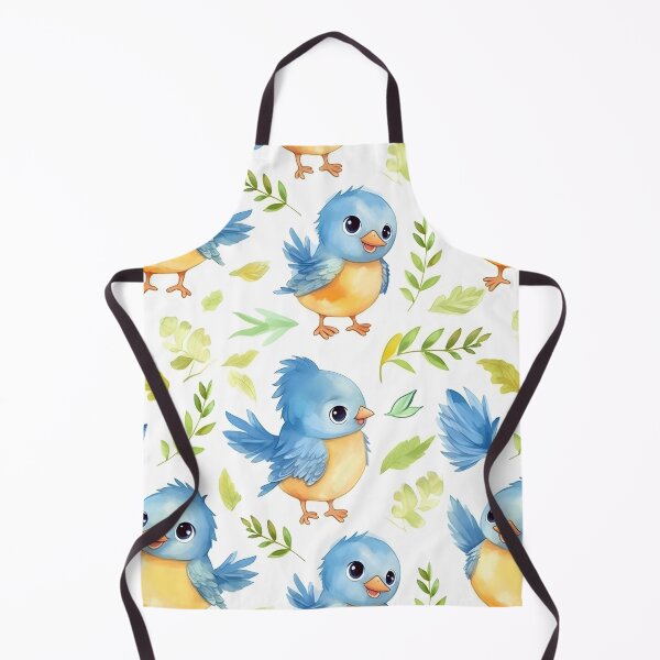 Item preview, Charming Bird: A Watercolor Seamless Pattern designed and sold by EnchantedPixel3.