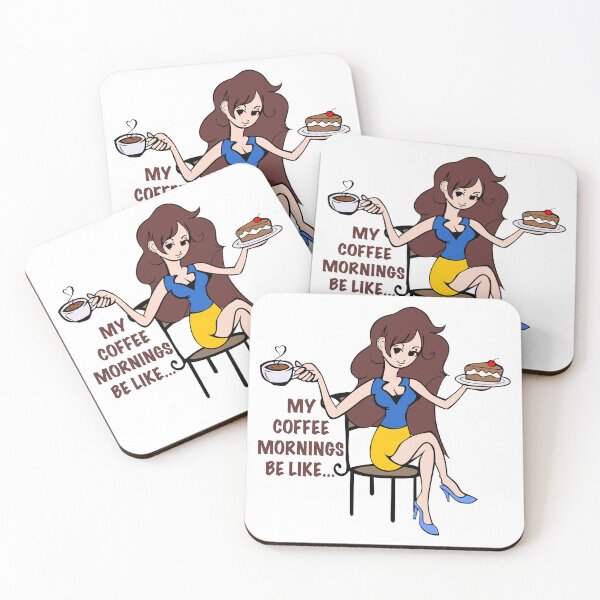 Item preview, My Coffee Mornings Be Like designed and sold by likbatonboot.