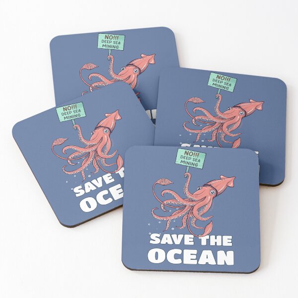 Item preview, Cute Squid - Save the Ocean designed and sold by Frank J. Art.