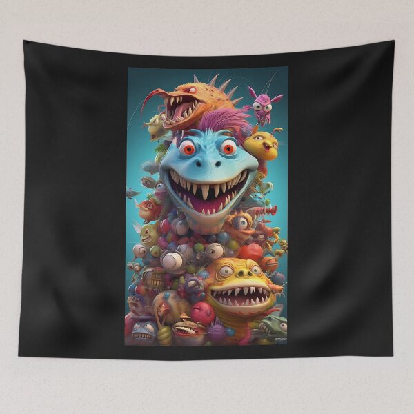 Item preview, Whimsical Wonders: A Playful Fusion of Fantasy and Dark Humor designed and sold by DreamBlazeStu.
