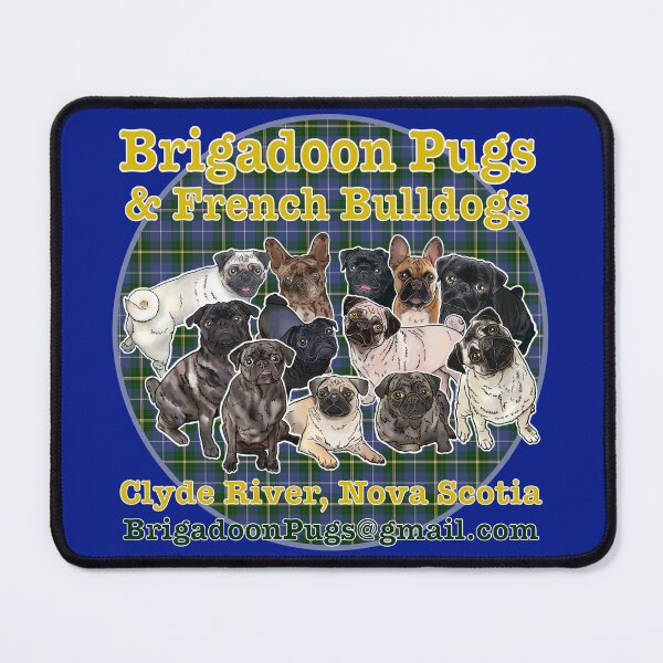 Item preview, Brigadoon Pugs, Clyde River, Nova Scotia designed and sold by FivePugs.