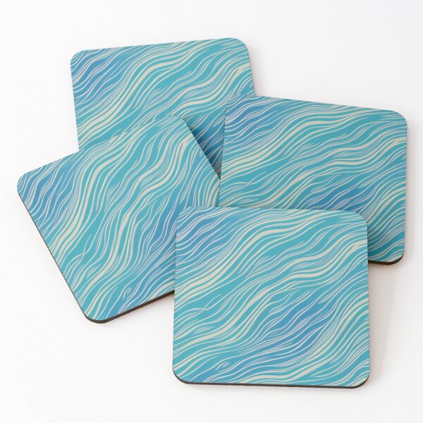 Item preview, Abstract Blue Ocean Wave Pattern designed and sold by calibrit.