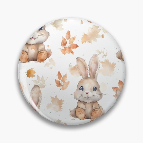 Item preview, Enchanting Bunny: A Cute Watercolor Seamless Pattern designed and sold by EnchantedPixel3.