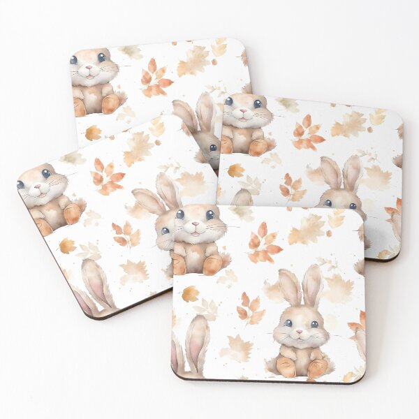Item preview, Enchanting Bunny: A Cute Watercolor Seamless Pattern designed and sold by EnchantedPixel3.