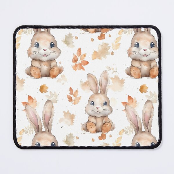 Item preview, Enchanting Bunny: A Cute Watercolor Seamless Pattern designed and sold by EnchantedPixel3.