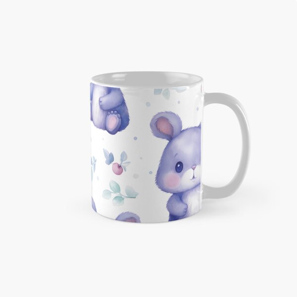 Item preview, Enchanting Bunny: A Cute Watercolor Seamless Pattern designed and sold by EnchantedPixel3.