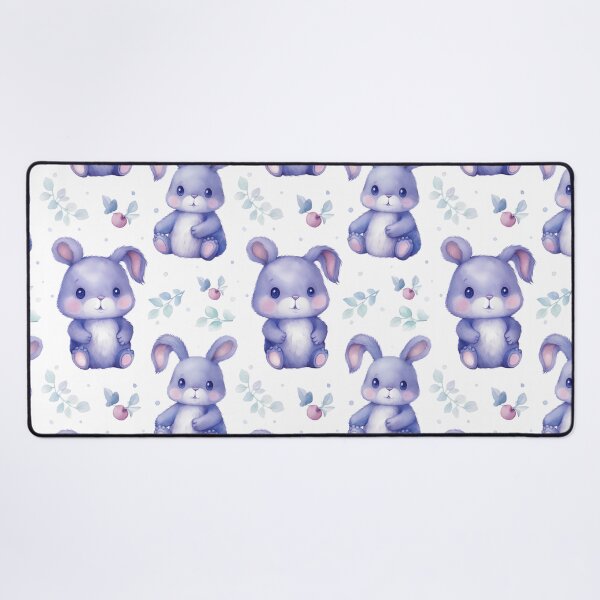 Item preview, Enchanting Bunny: A Cute Watercolor Seamless Pattern designed and sold by EnchantedPixel3.