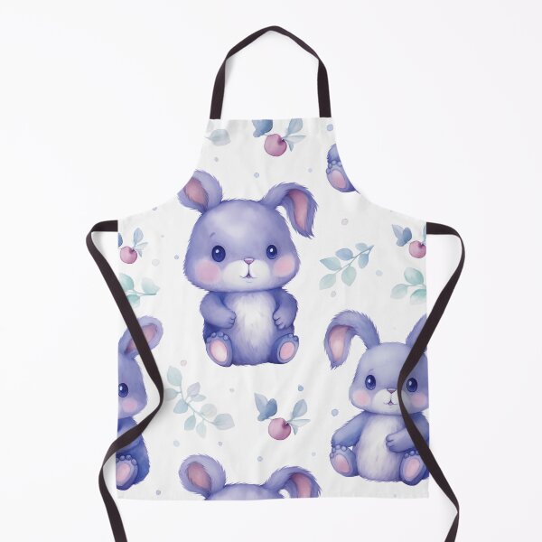 Item preview, Enchanting Bunny: A Cute Watercolor Seamless Pattern designed and sold by EnchantedPixel3.