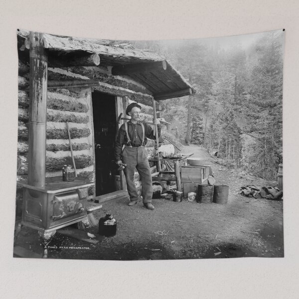 Item preview, Rocky Mountain Miner and Dog c. 1899 designed and sold by Daniel Hagerman.