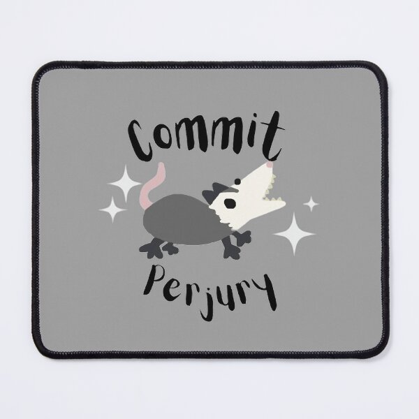 Item preview, Commit Perjury Opossum designed and sold by doodledont.
