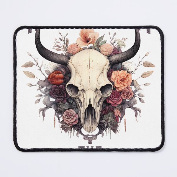 Item preview, Cow Skull Watch Me Rise from the Ashes designed and sold by leslieuresti.
