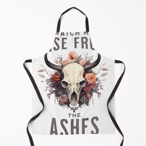 Item preview, Cow Skull Watch Me Rise from the Ashes designed and sold by leslieuresti.