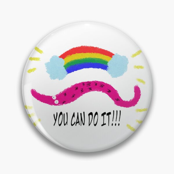 Item preview, Motivational worm thing designed and sold by FlaminWaffles0.