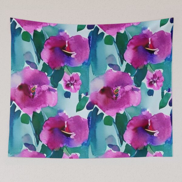 Item preview, Abstract Pink Hibiscus Pattern designed and sold by calibrit.