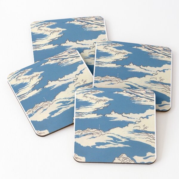 Item preview, Celestial Dreams: Anime-Inspired Cloudscape designed and sold by Inkonicc.