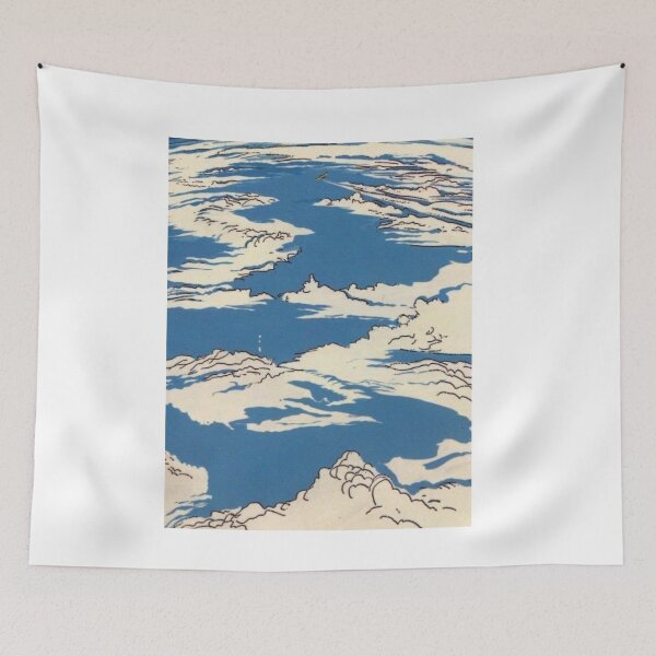 Item preview, Celestial Dreams: Anime-Inspired Cloudscape designed and sold by Inkonicc.