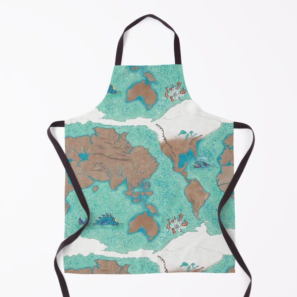 Item preview, sea monster map designed and sold by WhiteBearDesign.