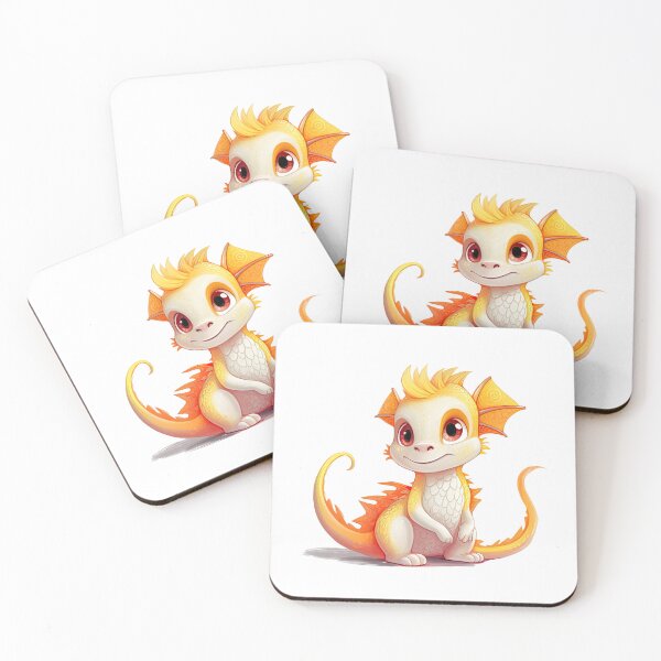 Item preview, Cute orange dragon designed and sold by PreciousPaperie.