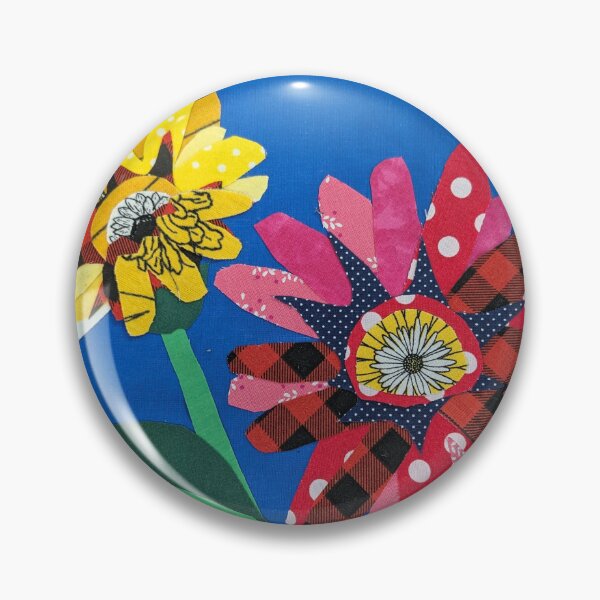 Item preview, Fabric Daisy Collage designed and sold by SXTNart.
