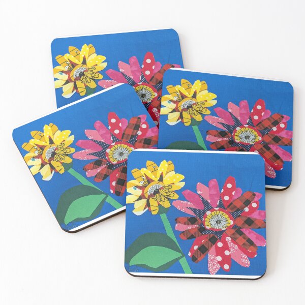 Item preview, Fabric Daisy Collage designed and sold by SXTNart.