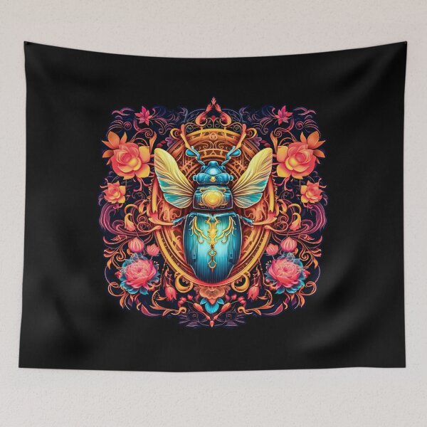 Item preview, Magical Beetle Flower Fantasy Design designed and sold by AlanPhotoArt.