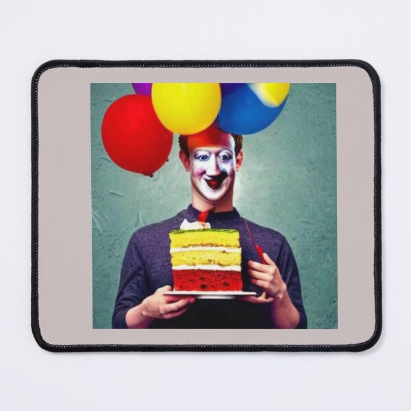 Item preview, Clown Mark Zuckerberg designed and sold by CheeseBlueprint.
