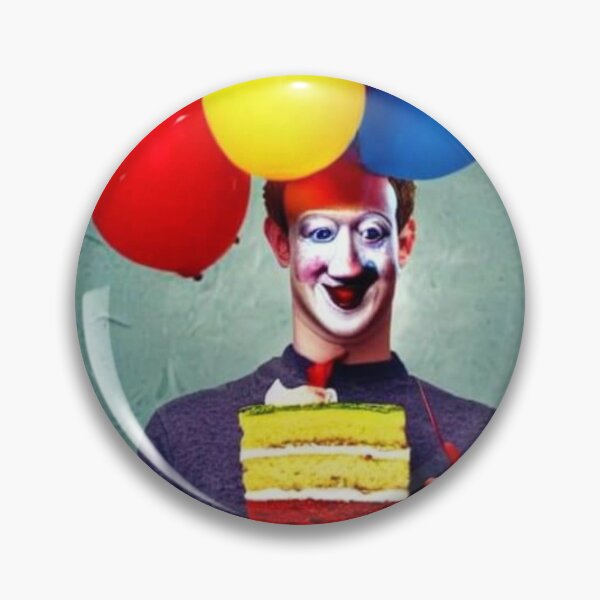 Item preview, Clown Mark Zuckerberg designed and sold by CheeseBlueprint.
