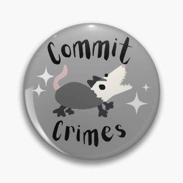 Item preview, Commit Crimes Opossum designed and sold by doodledont.
