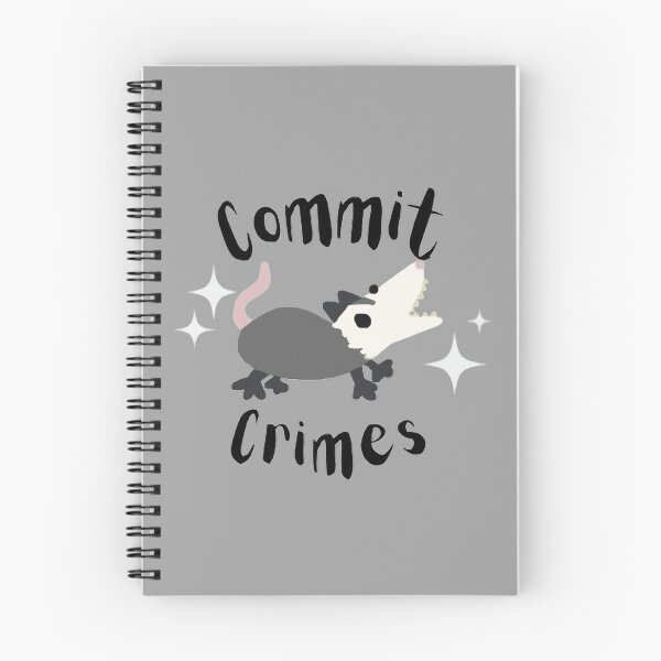 Item preview, Commit Crimes Opossum designed and sold by doodledont.