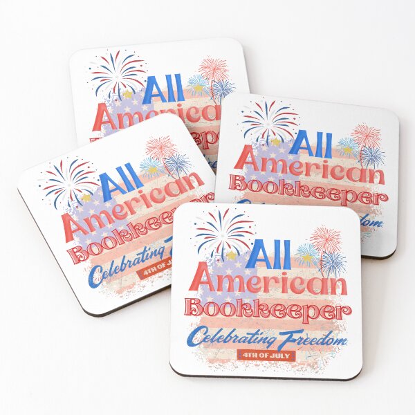 Item preview, 4th Of July, All American Bookkeeper Celebrating Freedom, July 4th Bookkeeper, Independence Day Gifts for Bookkeepers designed and sold by ShopULove.