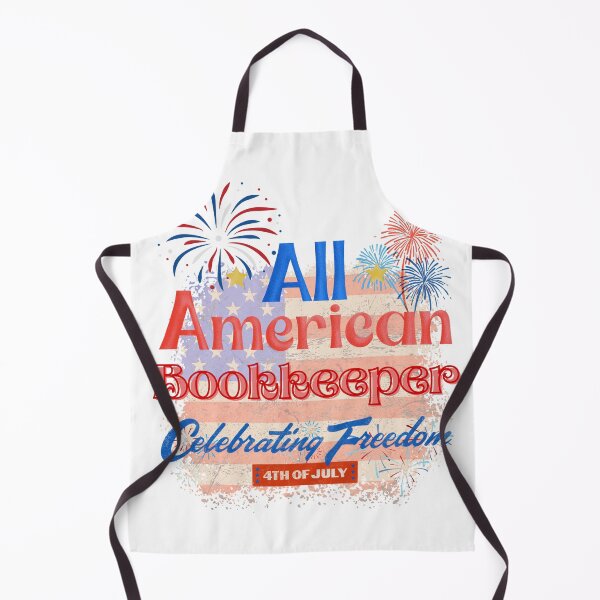 Item preview, 4th Of July, All American Bookkeeper Celebrating Freedom, July 4th Bookkeeper, Independence Day Gifts for Bookkeepers designed and sold by ShopULove.
