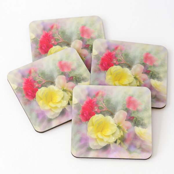 Item preview, Yellow& Red Begonia  designed and sold by Noreen Motamed.