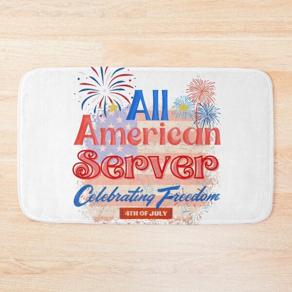 Item preview, 4th Of July, All American Server Celebrating Freedom, July 4th Server, Independence Day Gifts for Servers designed and sold by ShopULove.