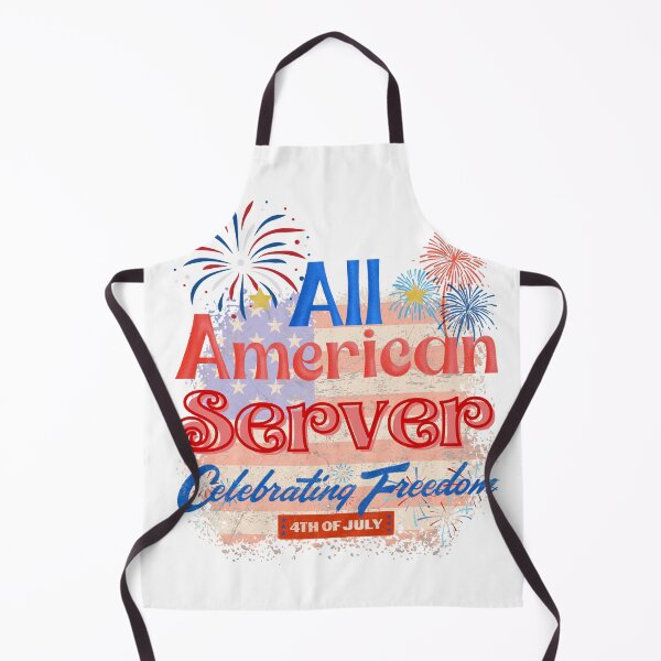 Item preview, 4th Of July, All American Server Celebrating Freedom, July 4th Server, Independence Day Gifts for Servers designed and sold by ShopULove.